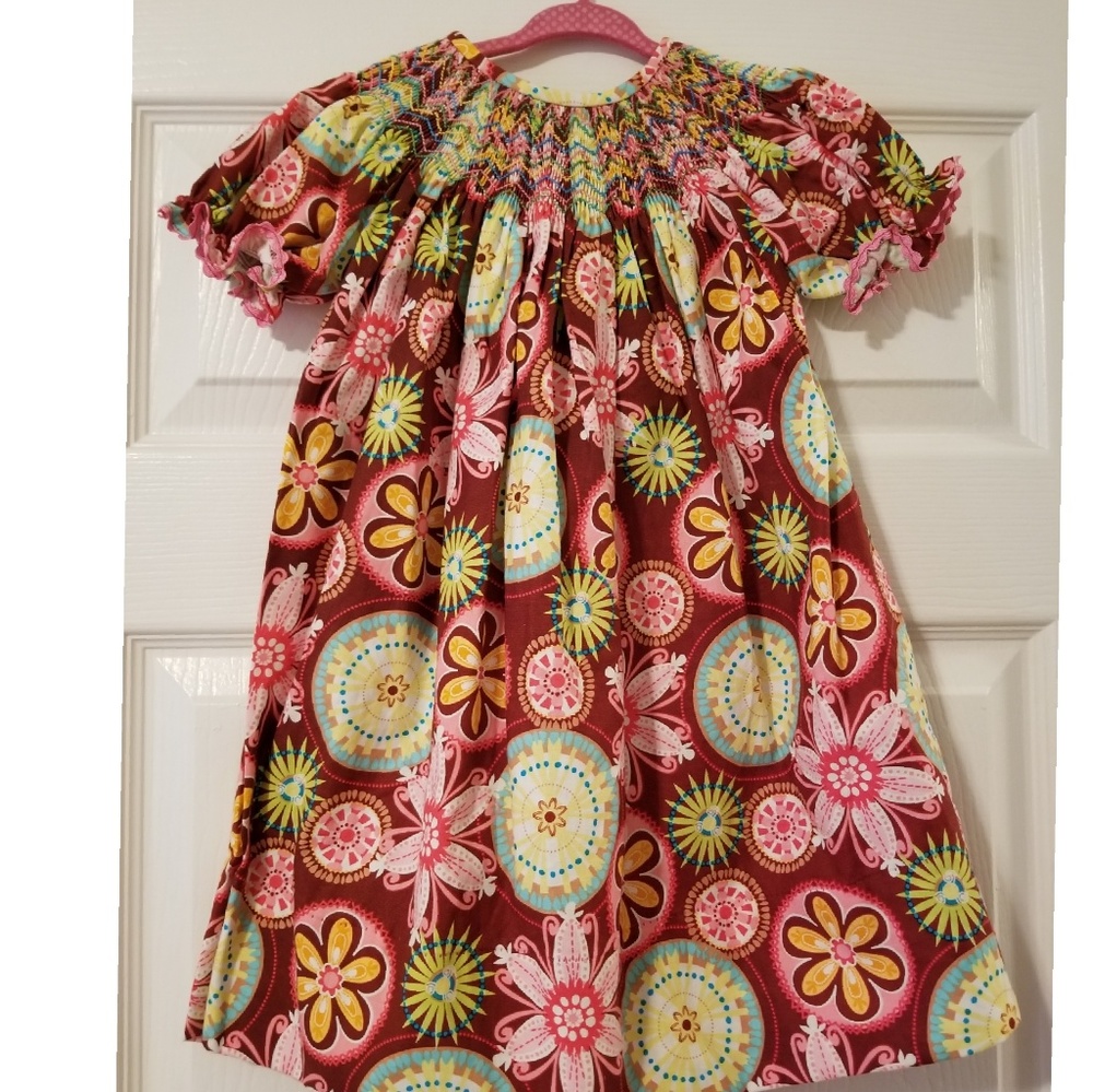 Smocked Tots Fall dress